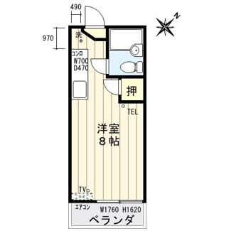 【間取り】 | グリーングラスＤ