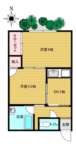 ふか喜マンションの間取り