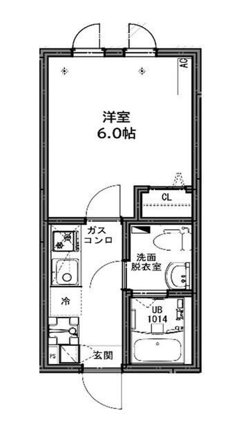 ＫＥＩＡＩ　ＲＥＳＩＤＥＮＣＥ　松戸の間取り|間取りです。