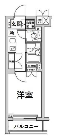 ルーブル早稲田弐番館の間取り