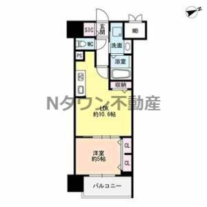 【間取り】 | ザ・シンフォニア新栄 | 間取りです。
