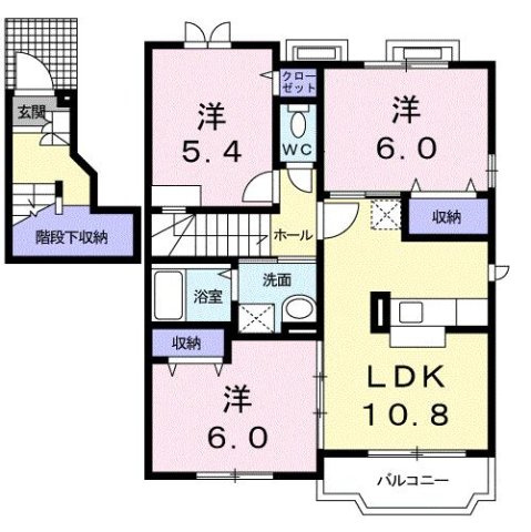 【間取り】 | パーシモン　鷹丘