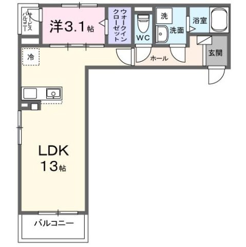 メモワール庭窪の間取り
