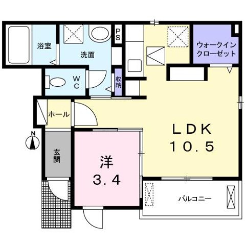 リエート　大日の間取り