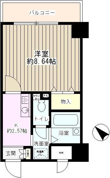 グロリア大洋の間取り