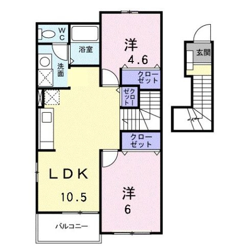 【間取り】 | フレッシュ　プラム