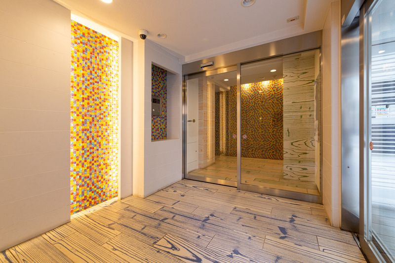 B CITY APARTMENT SHINAGAWA WESTのロビー|建物の内部です