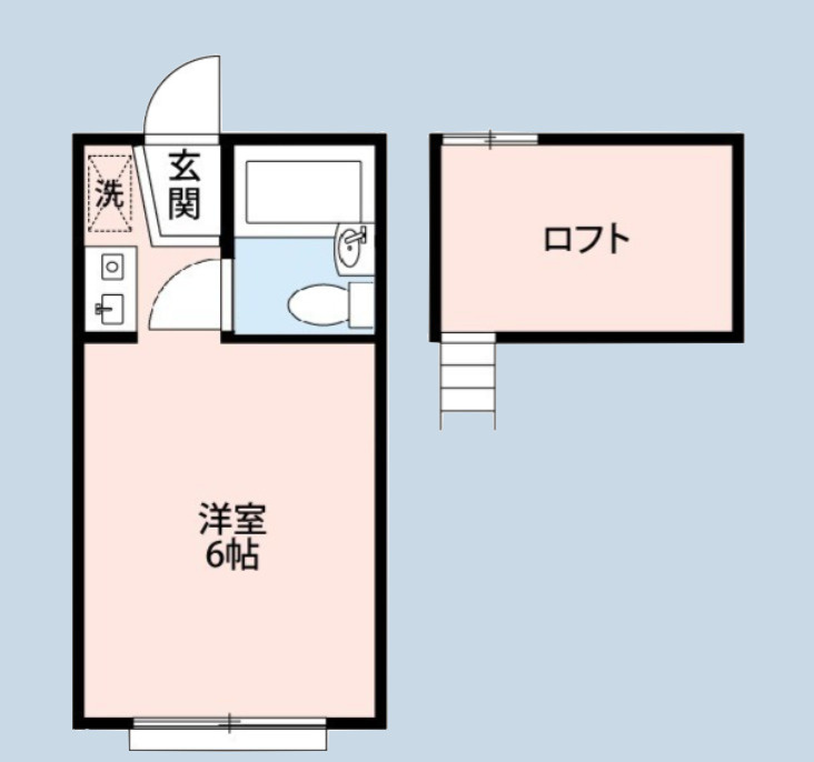 アレイン幸町の間取り