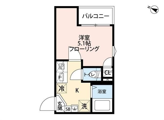 グランクオール江古田の間取り