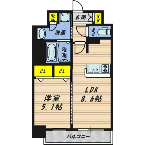 【間取り】 | スワンズシティ大阪城ノース