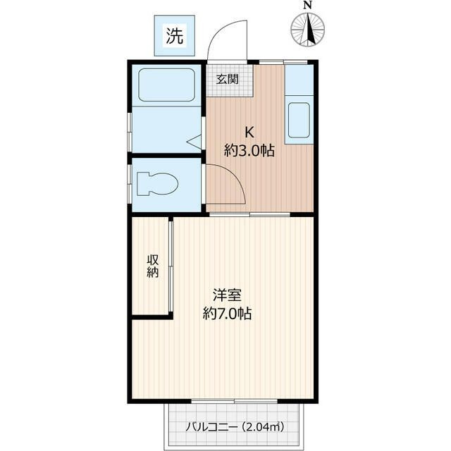 イワマハイツの間取り