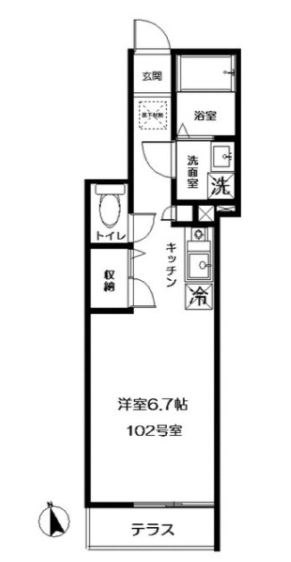 ドルチェ雑司が谷の間取り