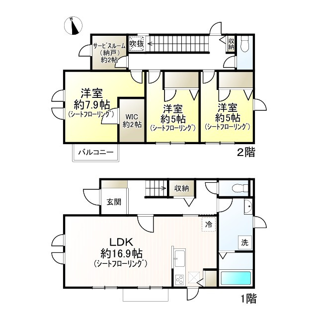 Villa Monte Tesoroの間取り