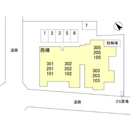 【区画図】 | グリーンスクエア　グラサ　西
