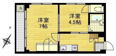 【間取り】 | 大森中央マンション