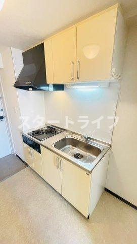 大阪市東淀川区東中島６丁目の賃貸マンションのキッチン