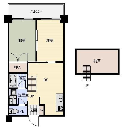 アメノ・カサNARUOの間取り