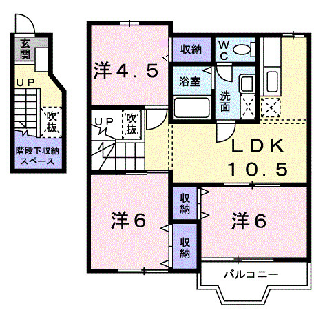 【間取り】 | リバティＢ