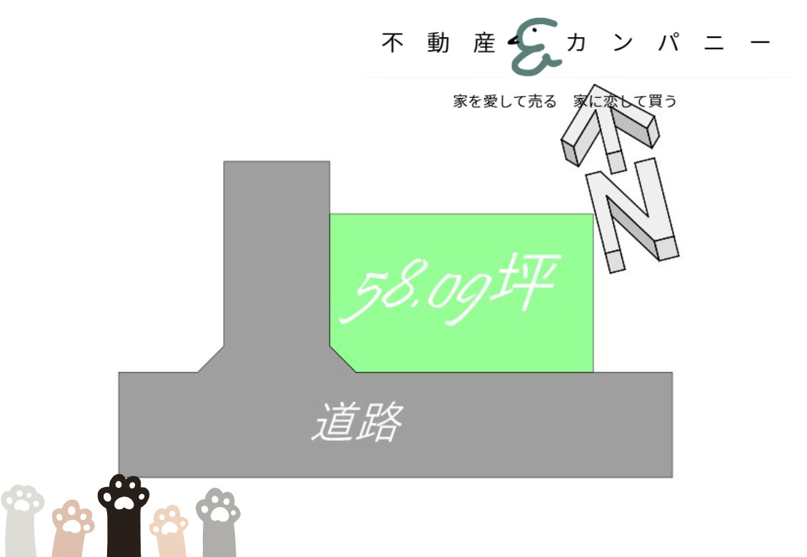 来住町のオトチの土地図