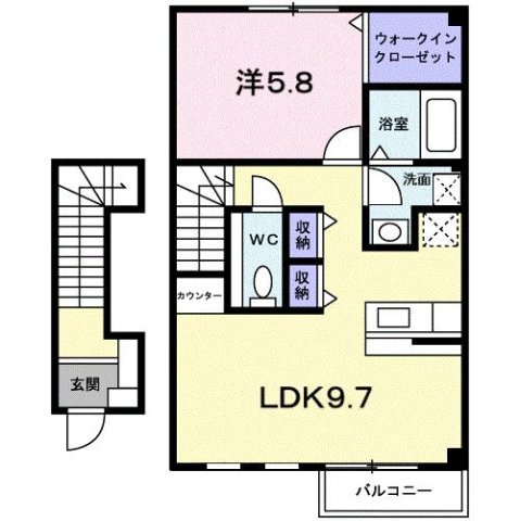エステルノの間取り
