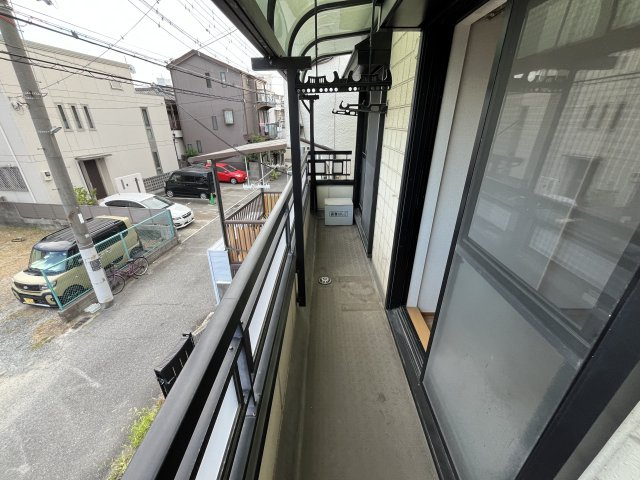 ハピネス浦風Ⅰのバルコニー