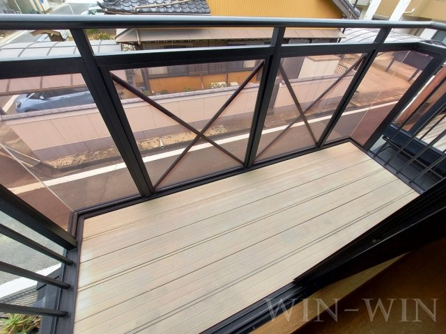 ハートブランシェ Aのバルコニー|イメージ（同建物内別部屋の写真です）