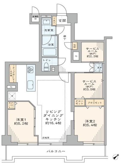 【間取り】 | カーサ三田