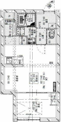 【間取り】 | ＧＥＮＯＶＩＡ大森町Ⅱ