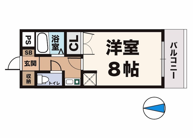 エスポワール大津和の間取り