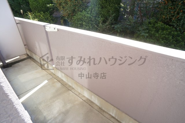 ユニハイム阪西のバルコニー
