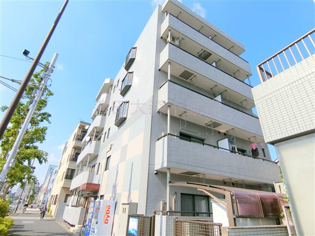 スカイハイツみゆきの外観|1988年8月築　RC鉄筋コンクリート造地上地上5階建て　
東京都大田区羽田2丁目　京急空港線大鳥居駅近徒歩5分、穴守稲荷駅徒歩10分