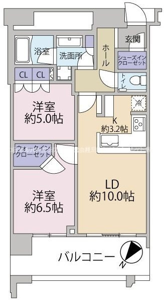 60.90㎡の2LDK