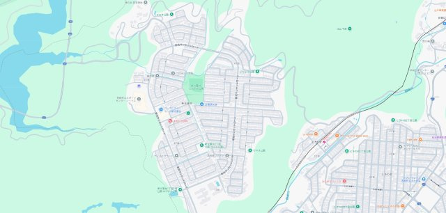 豊能郡豊能町新光風台　第1期　新築一戸建ての地図