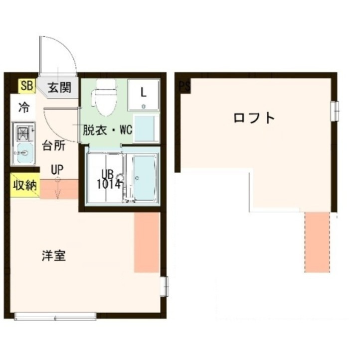 Adobe Edogawaの間取り
