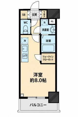 デュオフラッツ鶴舞の間取り