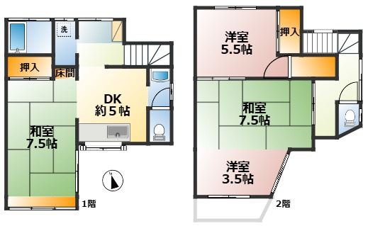 舞子台1丁目戸建の間取り