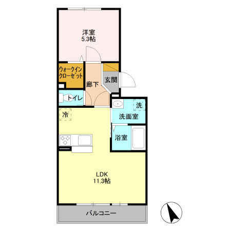 ラ　フォンテの間取り