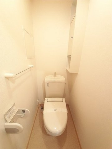 メゾン　りら　Ｂのトイレ|トイレです