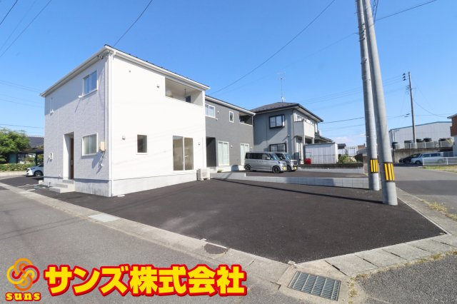 鏡石町境　　　2号棟　　　鏡石第１小学校、鏡石中学区