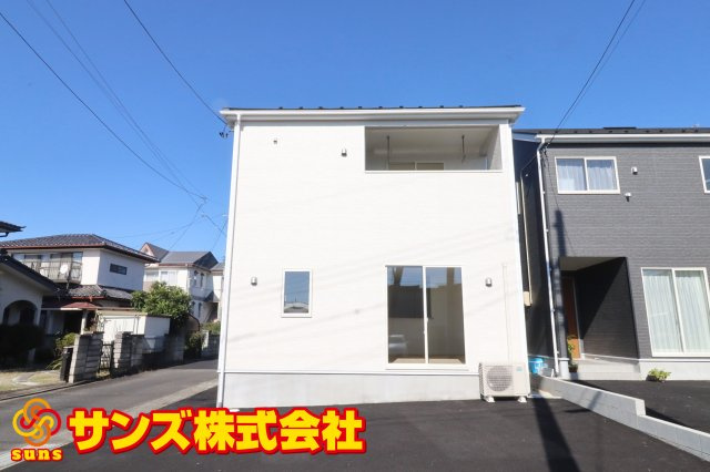 鏡石町境　　　2号棟　　　鏡石第１小学校、鏡石中学区の外観|南側から見た外観♪
