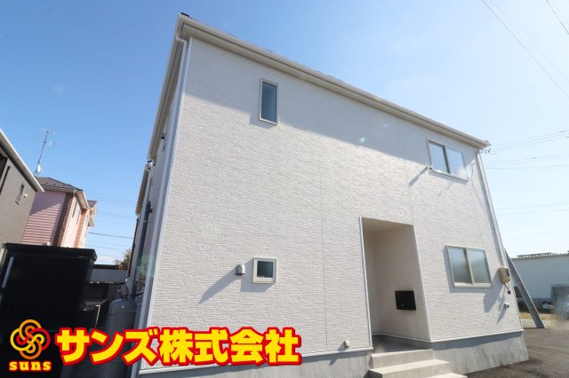 鏡石町境　　　2号棟　　　鏡石第１小学校、鏡石中学区の外観|北西側から見た外観♪