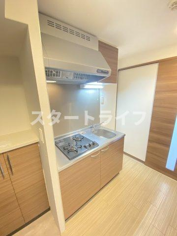 大阪市淀川区十三元今里１丁目の賃貸マンションのキッチン