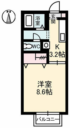プラッツ２１　B棟の間取り