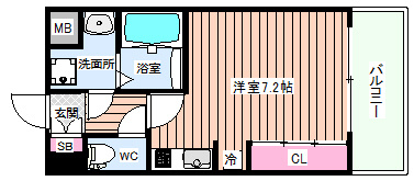 【間取り】 | トレヴァンス梅田