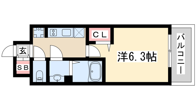 【間取り】 | プレサンス淡路駅前