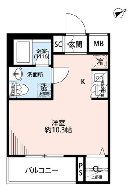 プレール・ドゥーク方南町の間取り|間取り