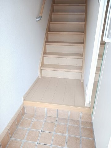 サングレイスＢ　　　刈谷市近郊の賃貸はクラスホーム刈谷店の玄関|シンプルで使いやすい玄関です