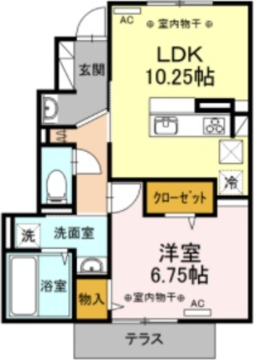ヴァンベール碧の間取り