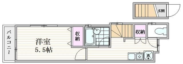 五反野ハウスの間取り|間取りです。