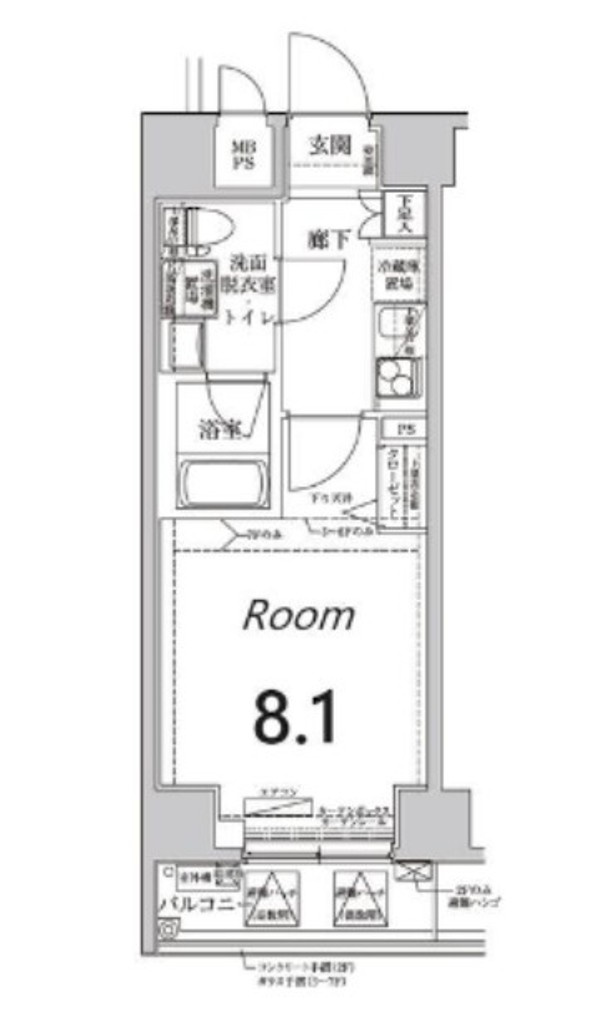 アイル　プレミアム東京府中の間取り